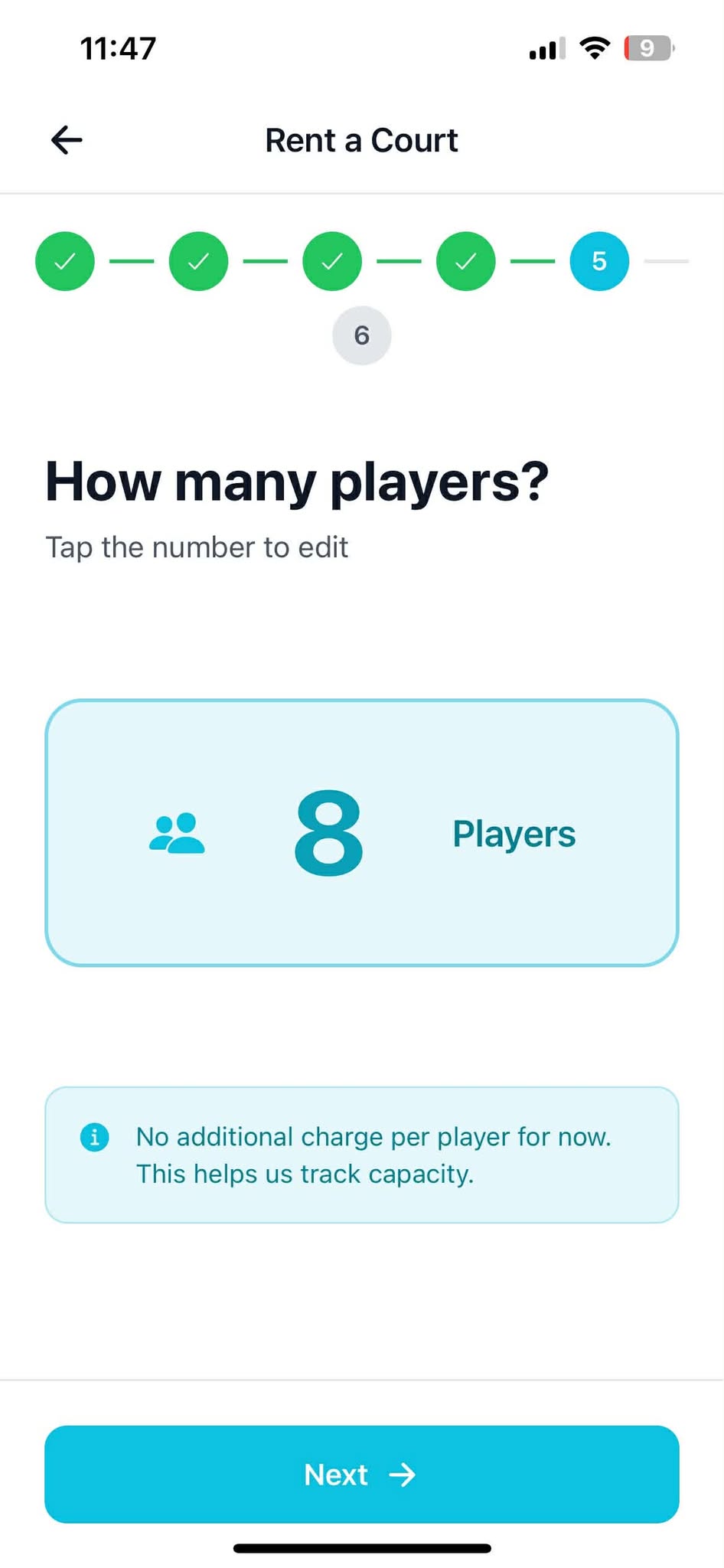 Step 5: How Many Players